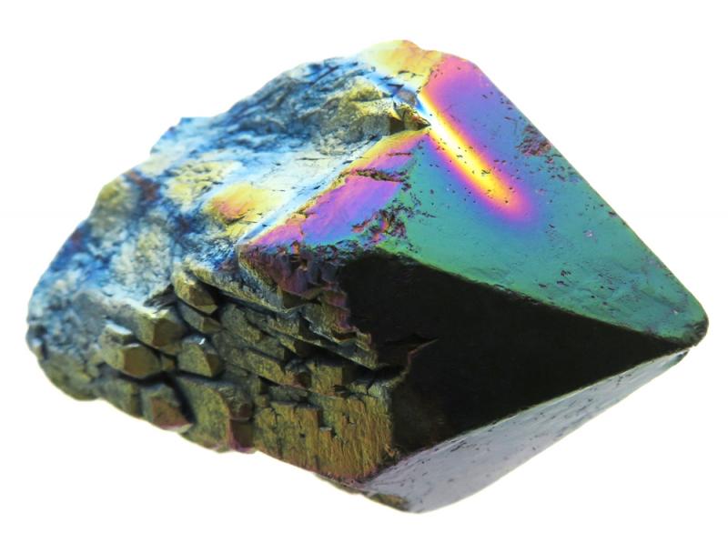 Elestial Titanium Aura Quartz Gemstone Point 19