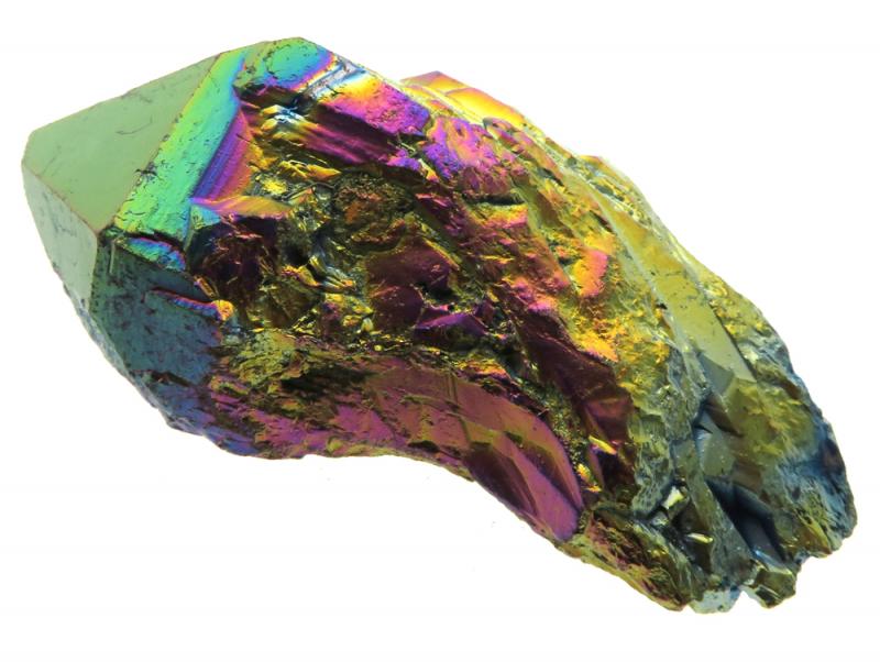 Elestial Titanium Aura Quartz Gemstone Point 20