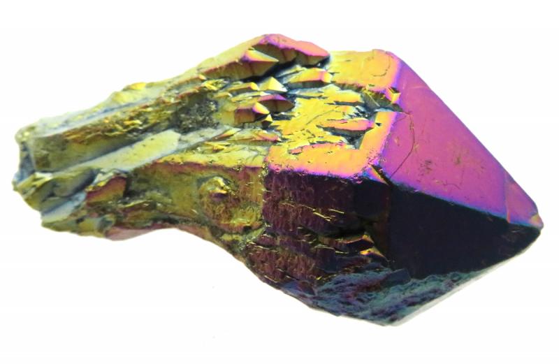 Elestial Titanium Aura Quartz Gemstone Point 20