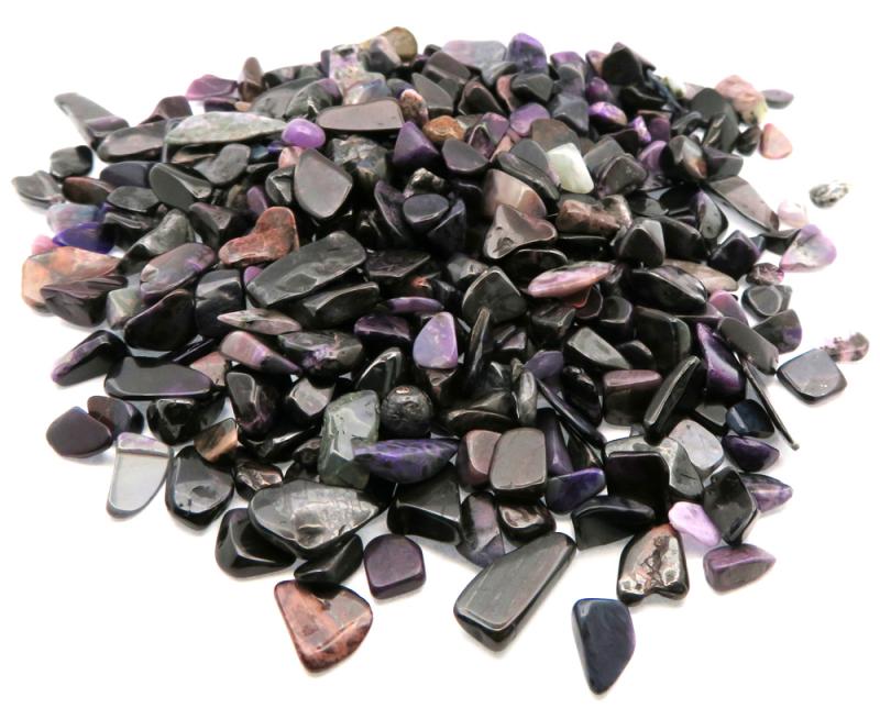 100gms Small Sugilite Sand Tumbled Gemstone Chips