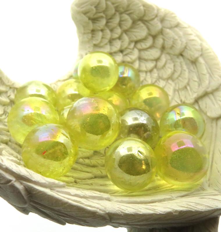 Sunshine Aura Quartz Gemstone Sphere 16mm to 18mm