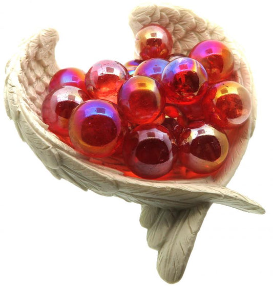 Ruby Aura Quartz Gemstone Sphere 18mm to 20mm