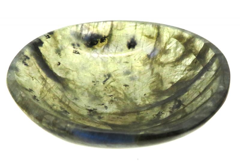 Small Labradorite Carved Gemstone Bowl 02