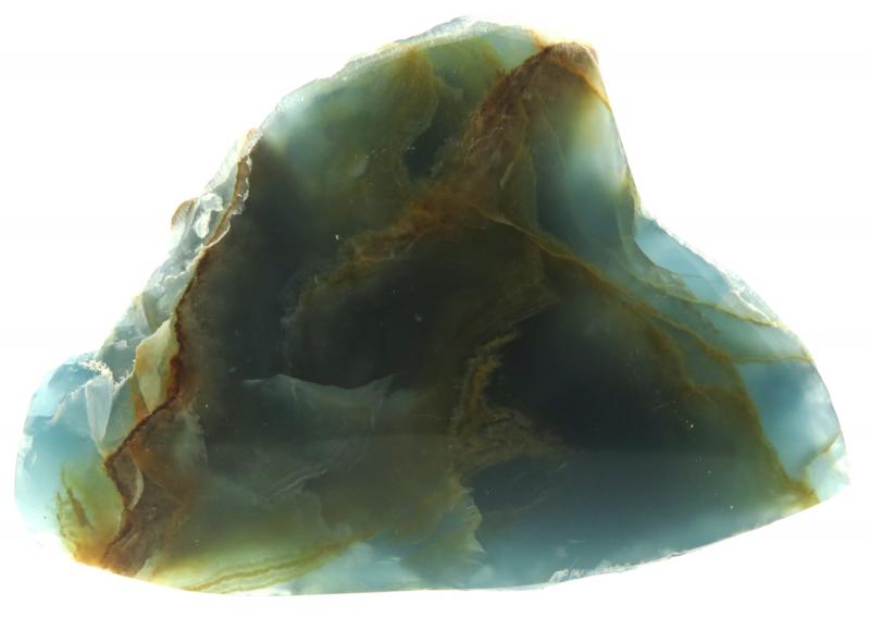 Aquatine Lemurian Calcite Gemstone Specimen 09