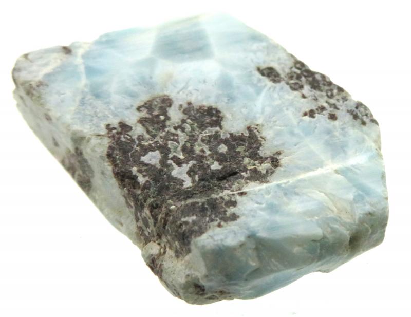 Larimar Gemstone Sliced Specimen 07