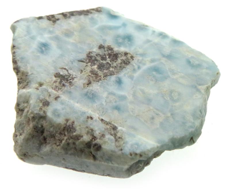 Larimar Gemstone Sliced Specimen 09
