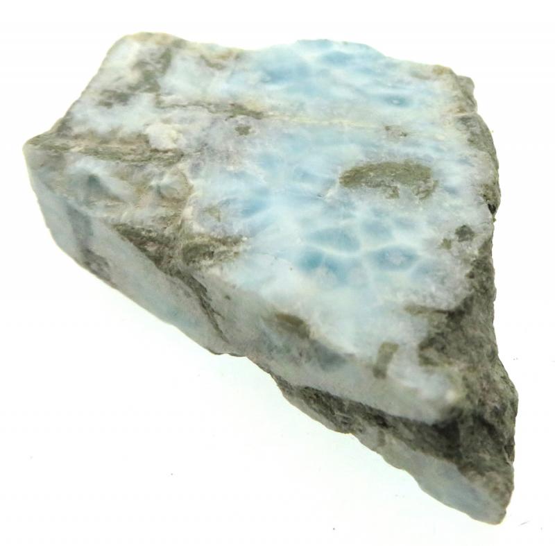 Larimar Gemstone Sliced Specimen 12