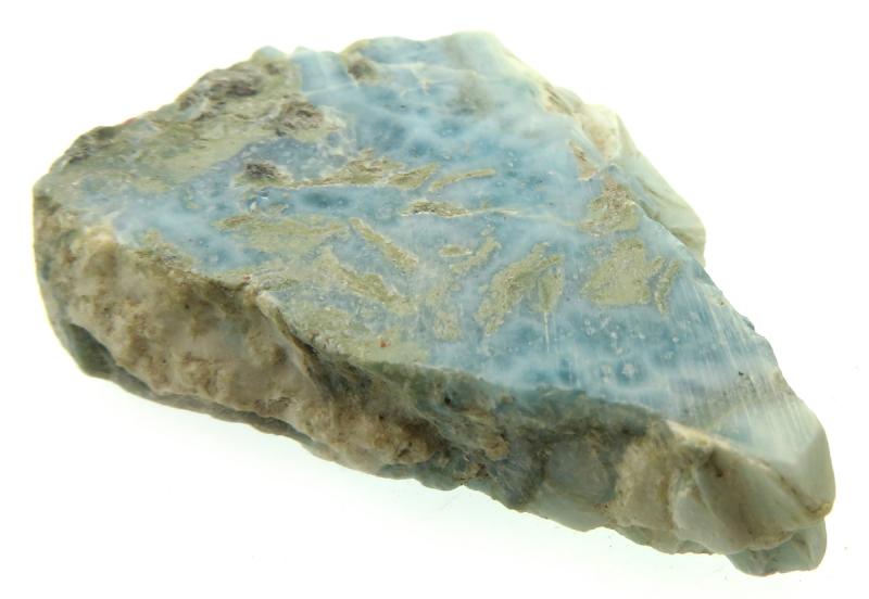 Larimar Gemstone Sliced Specimen 13