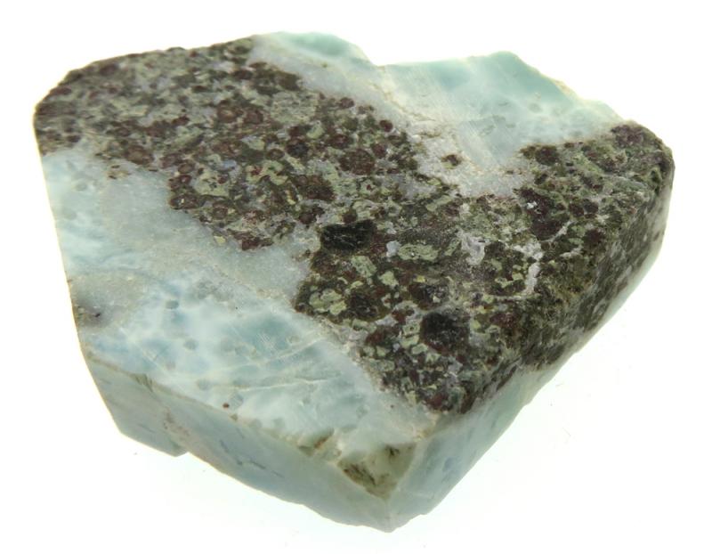 Larimar Gemstone Sliced Specimen 16