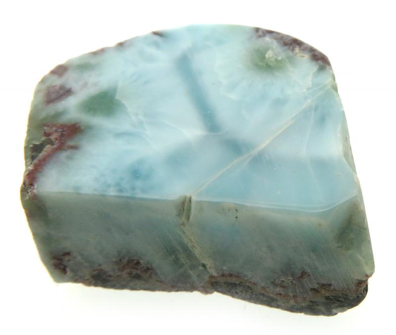 Larimar Gemstone Sliced Specimen 22