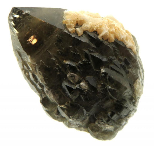Morion Elestial Smoky Quartz Gemstone Specimen 04