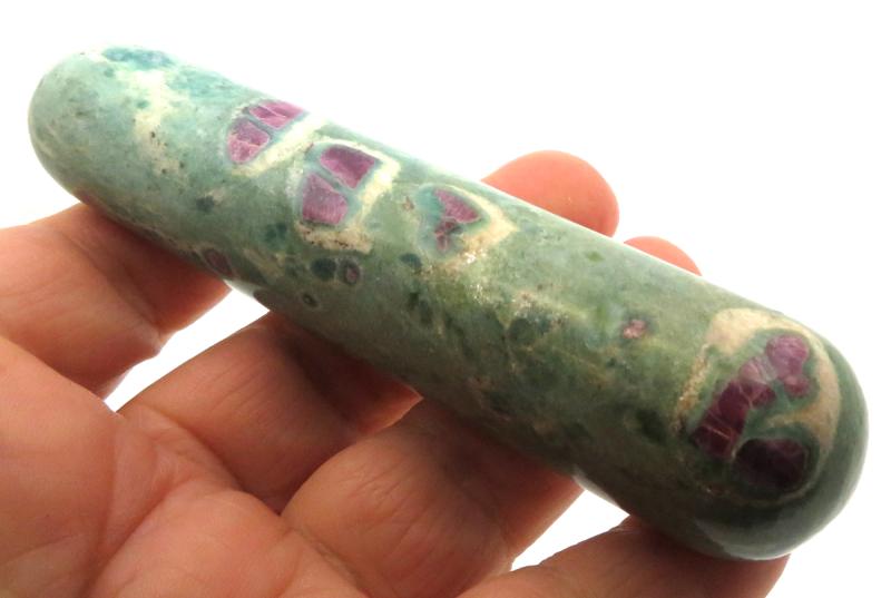Large Ruby in Fuchsite Massage Wand 02