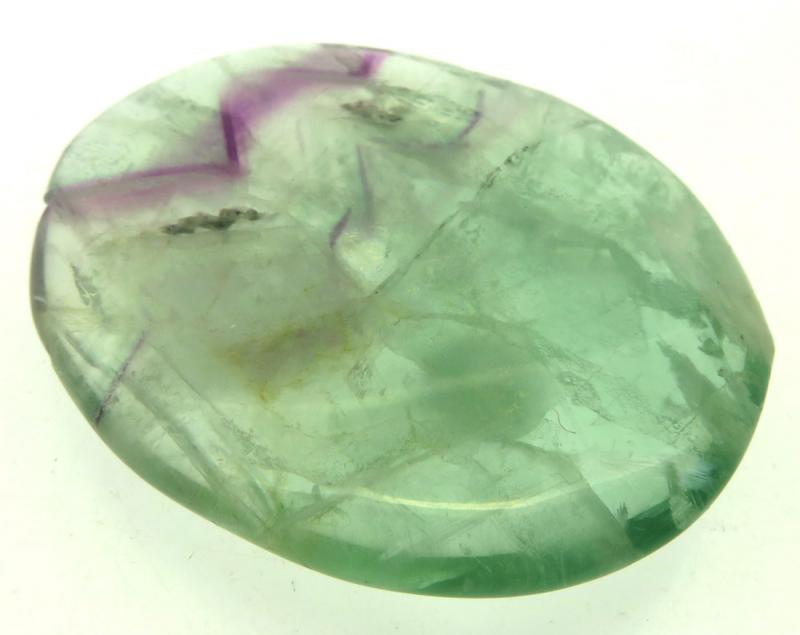 Fluorite Gemstone Palmstone 01