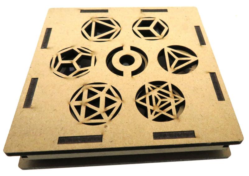 Amethyst Gemstone Sacred Geometric Set