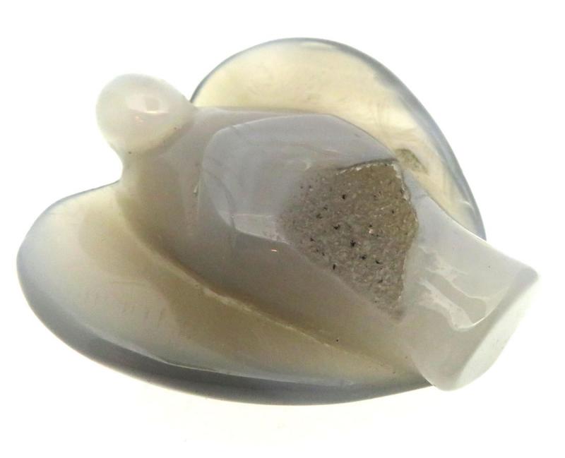 Druzy Agate Laying Carved Gemstone Angel 02
