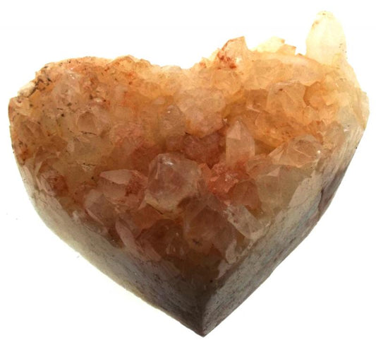 Natural Quartz Gemstone Cluster Heart Specimen 10