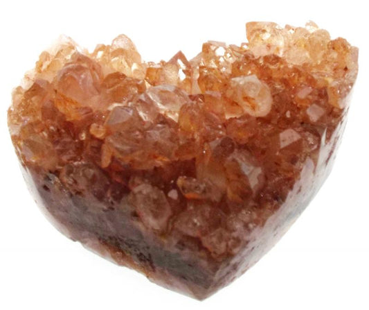 Natural Quartz Gemstone Cluster Heart Specimen 14