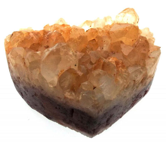 Natural Quartz Gemstone Cluster Heart Specimen 09