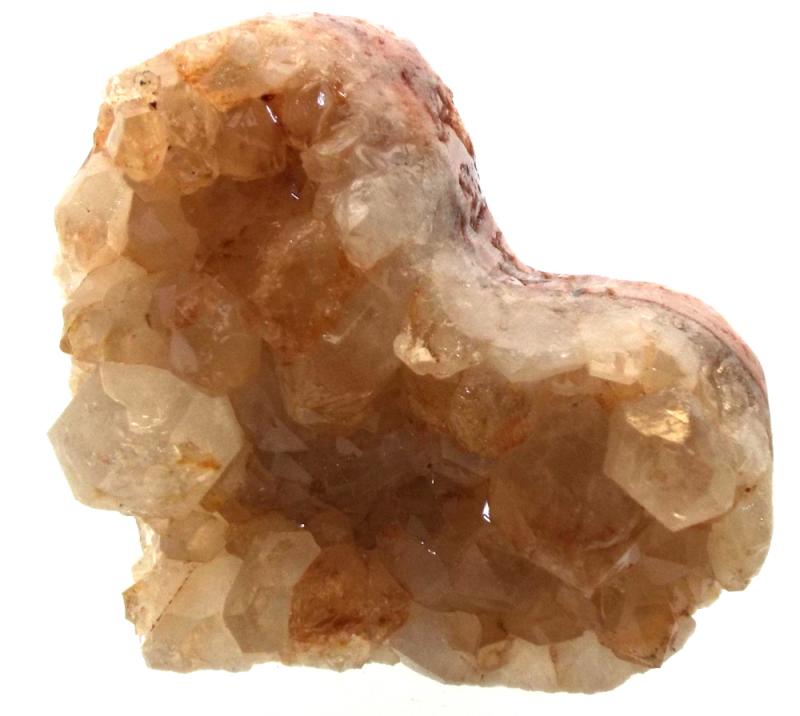 Natural Quartz Gemstone Cluster Heart Specimen 09