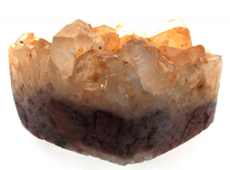 Natural Quartz Gemstone Cluster Heart Specimen 09