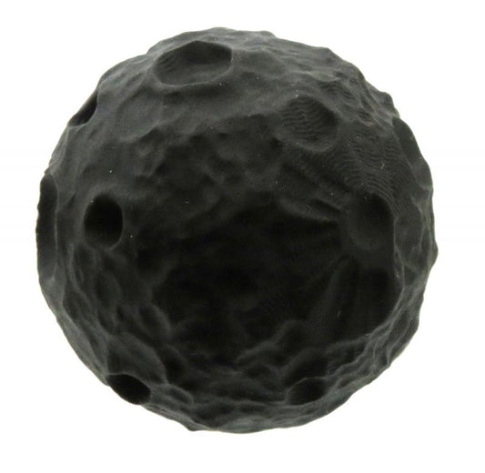 2 inch Diameter Carved Black Obsidian Moon Sphere