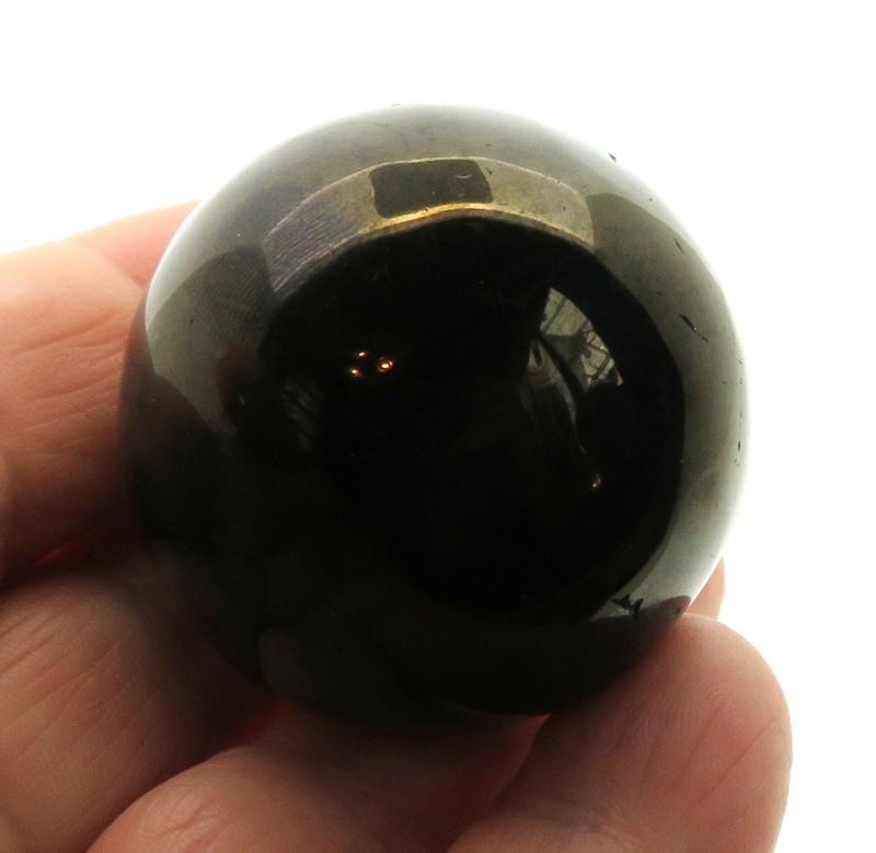 Jet Polished Gemstone Sphere 40mm