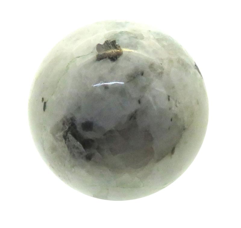 Rainbow Moonstone Gemstone Sphere 48mm with Stand 01