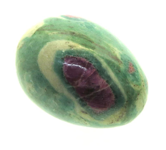 Ruby in Fuchsite Gemstone Carved Egg 05