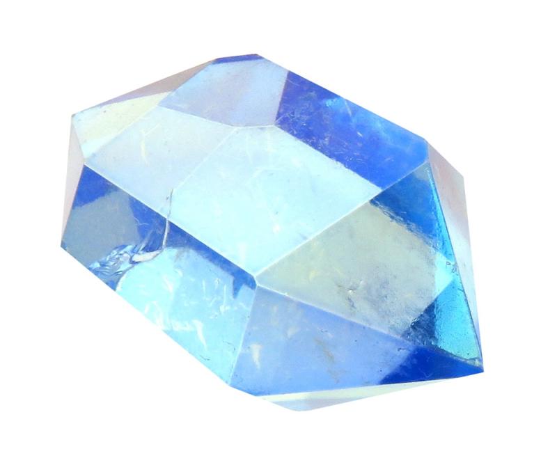 Aqua Aura Quartz Double Terminated Point 02