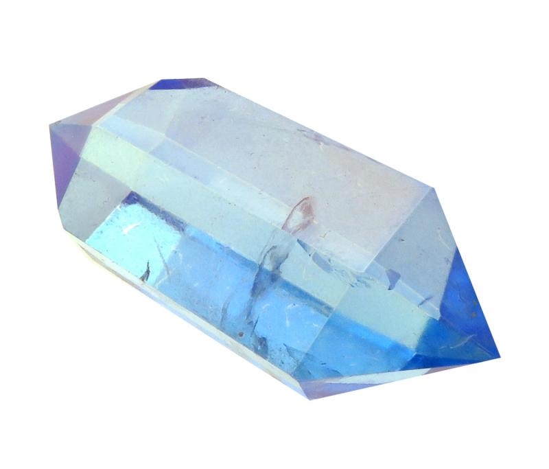 Aqua Aura Quartz Double Terminated Point 03