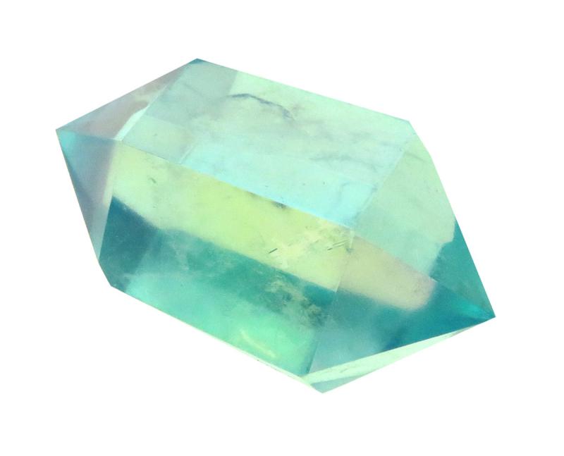 Aqua Aura Quartz Double Terminated Point 04