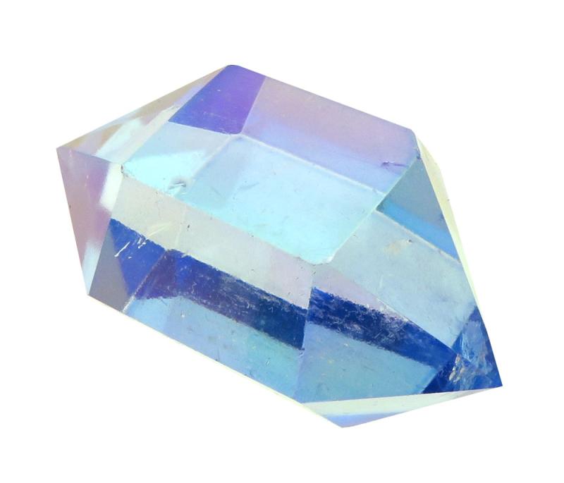 Aqua Aura Quartz Double Terminated Point 05