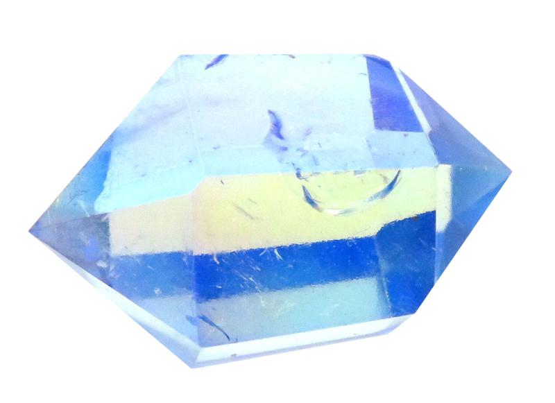Aqua Aura Quartz Double Terminated Point 06