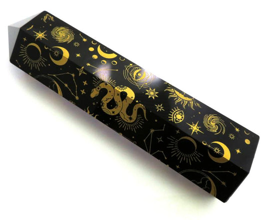 Obsidian Gemstone Mystical Tower 01