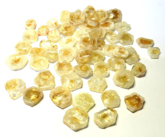 1 x Small Citrine Slice Raw Gemstone