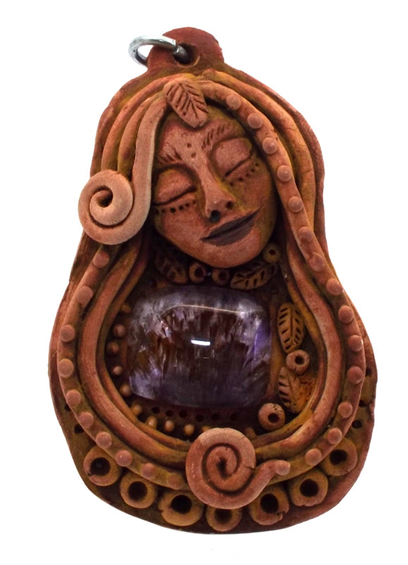 Ceramic Goddess with Super 7 Wall Art 13