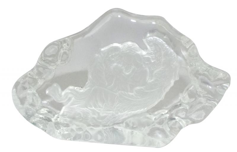 Etched Glass Angel Desk Ornament