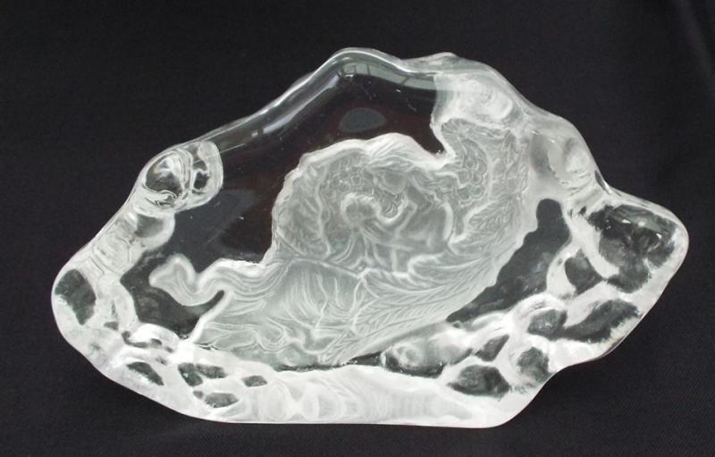 Etched Glass Angel Desk Ornament