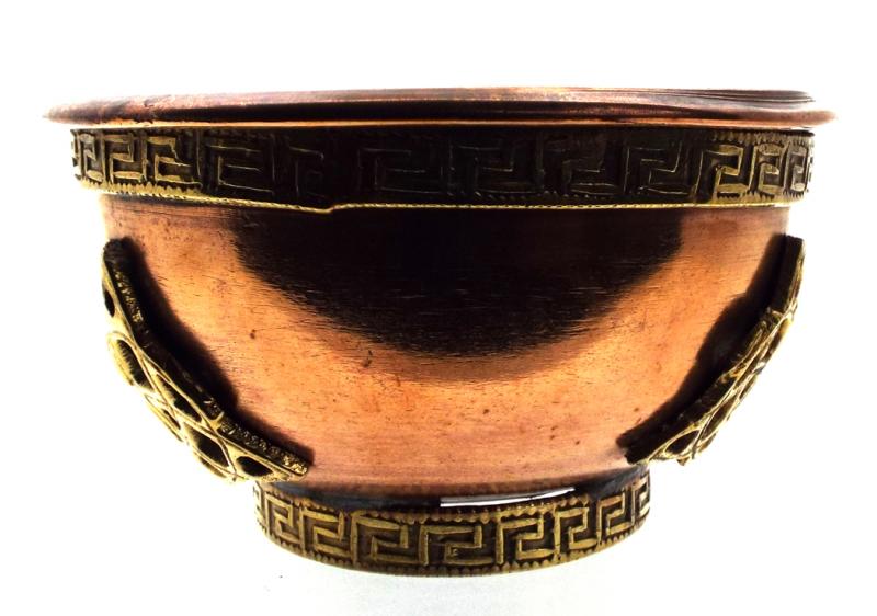Copper Triquetra Altar Bowl