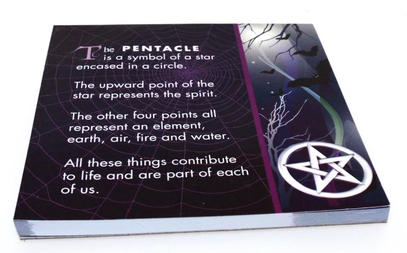 Pentacle Fridge Magnet Note Pad