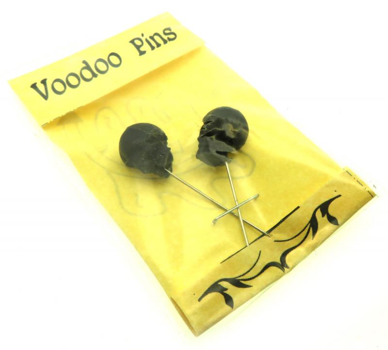 Set of 2 Skull Voodoo Pins