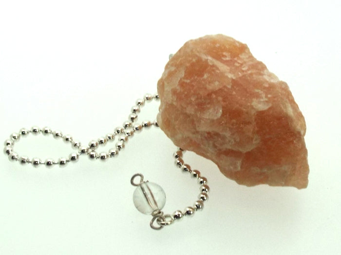 Himalayan Golden Quartz Hand Knapped Gemstone Pendulum