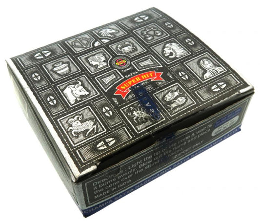 12x Satya Super Hit Nag Champa Incense Cones
