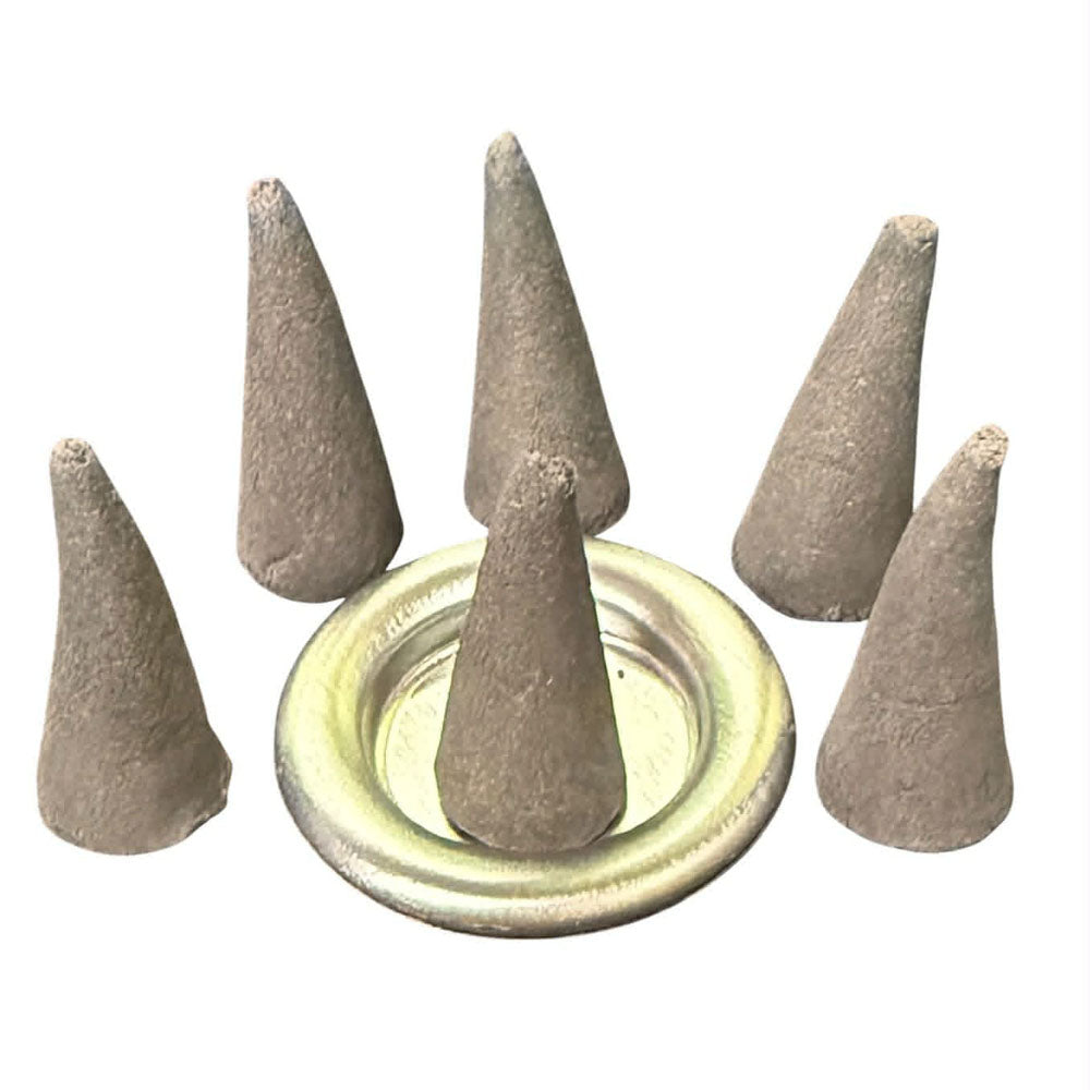 6x Protection Incense Cones with Ash Catcher