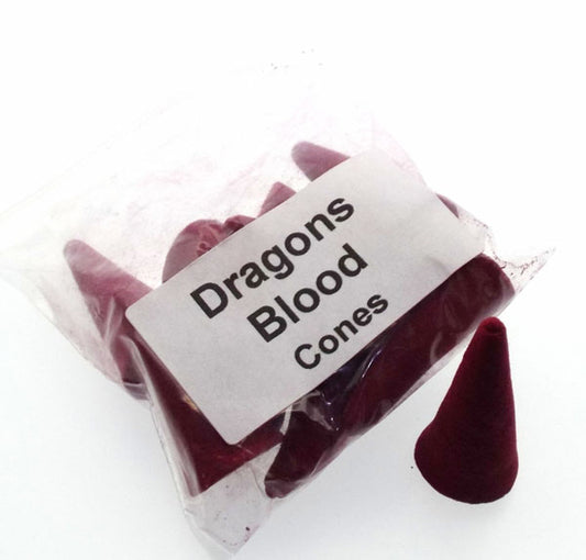 10x Dragons Blood Incense Cones