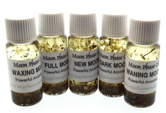 Full set of Five 10ml Moon Phase Oils