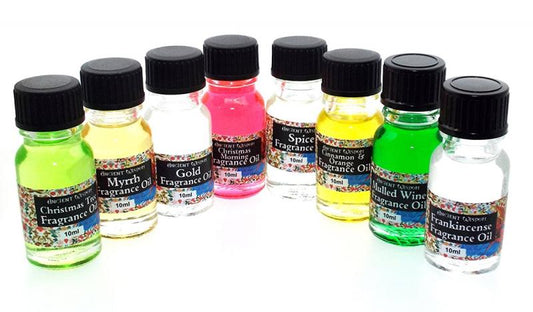 Set of 8 Christmas Themed Oils for Burners