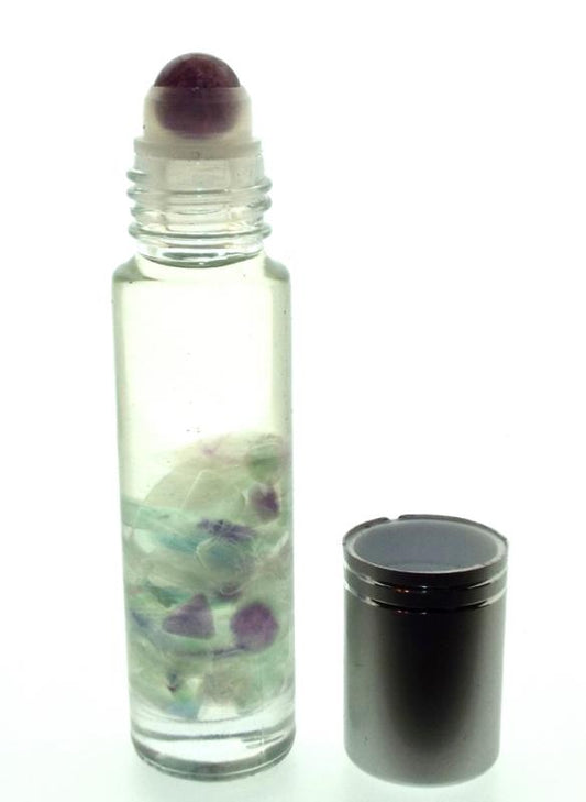 10ml Roll on Bottle Fluorite Gemstone Oil