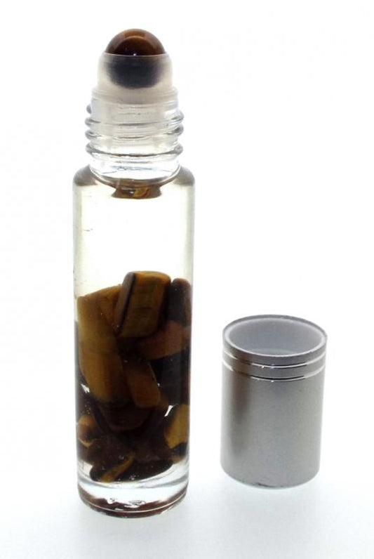 10ml Roll on Bottle Tigers Eye Gemstone Oil
