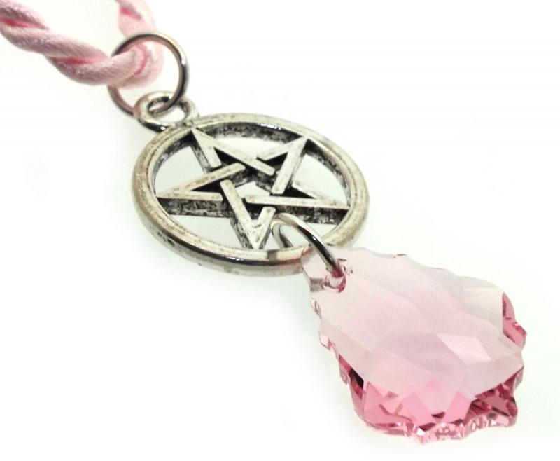 Swarovski Baroque Pink Pentacle Pendant